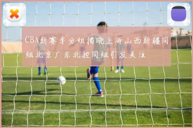 CBA新赛季分组揭晓上海山西新疆同组北京广东北控同组引发关注